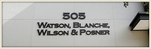 505 | Watson, Blanche, Wilson & Posner
